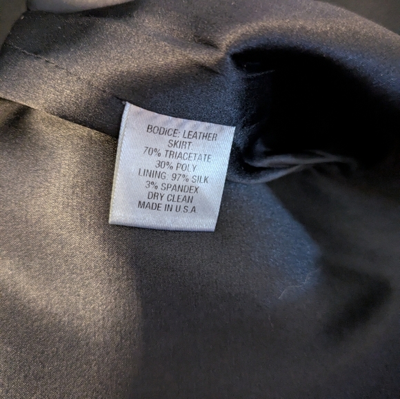 Sergio Hudson Mixed-Media Leather Cutout Body-Con Dress Black Size 4 - Picture 7 of 9